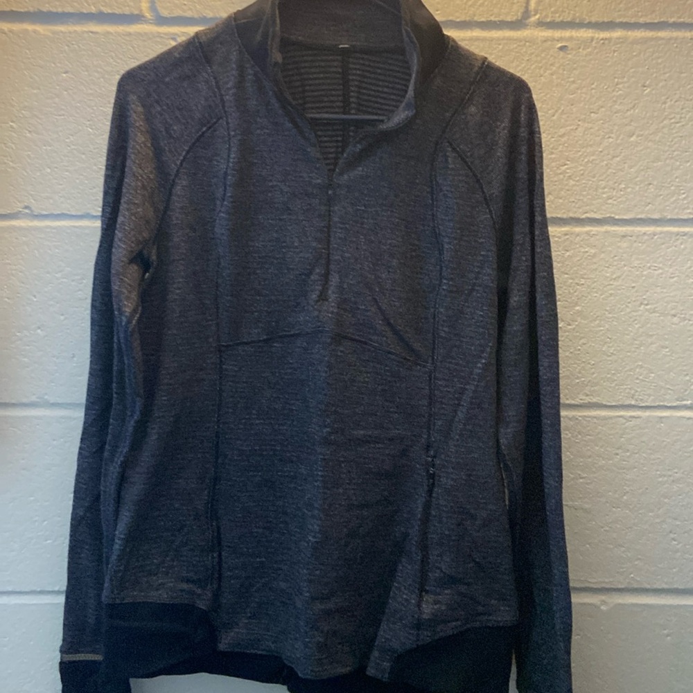 Lululemon zipper front shirt